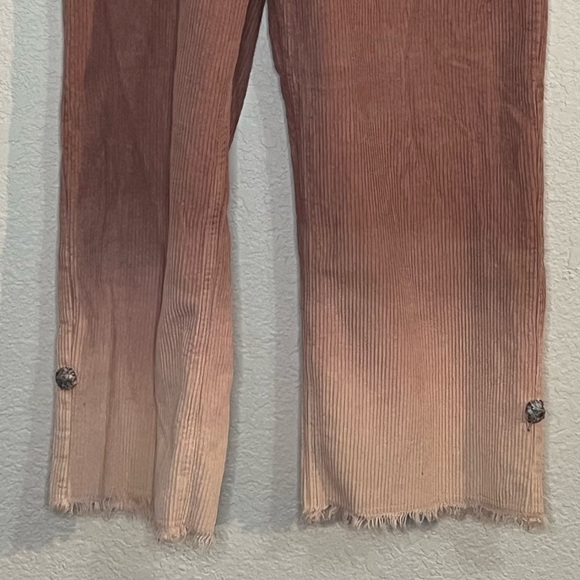 House of Sunny The fades corduroy high waisted pink pants Bohemian Artsy Gypsy - Picture 3 of 10